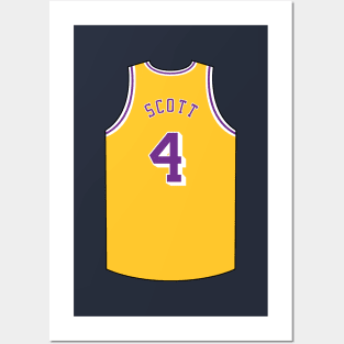 Byron Scott Los Angeles Jersey Qiangy Posters and Art